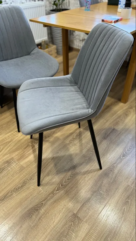 Стул на металлокаркасе Седа К velvet lux 76 / черный фото покупателя 36