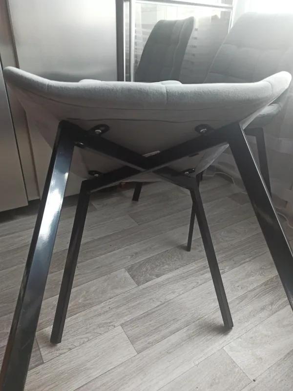 Комплект стульев крутящихся Форт 2 шт розовый (hl 41) / 1П белый каркас фото покупателя 139