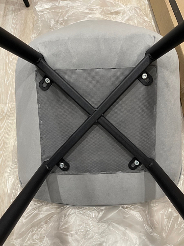 Комплект стульев Вейв 4 шт светло-серый / черный фото покупателя 324