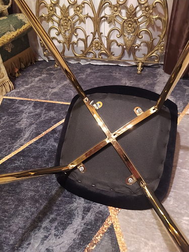 Стул на металлокаркасе Dabl 01 champagne / gold фото покупателя 113