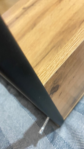 Письменный стол Лео Лофт черный матовый / дуб делано темный фото покупателя 23