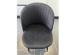 Стул на металлокаркасе Gabi 1 gray / black фото покупателя 616