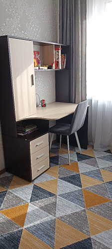 Стол компьютерный КСТ-16 бетон / белый фото покупателя 33