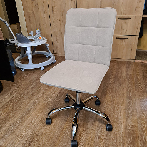 Компьютерное кресло One/Ван флок молочный 4 фото покупателя 33