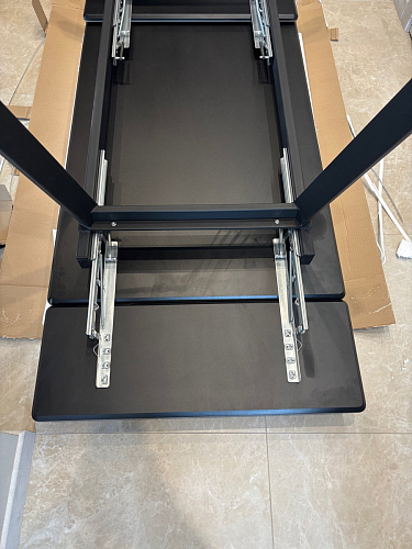 Керамический стол Норман 140 (200) х 80 белый мрамор alpin white / snow white / белый фото покупателя 24