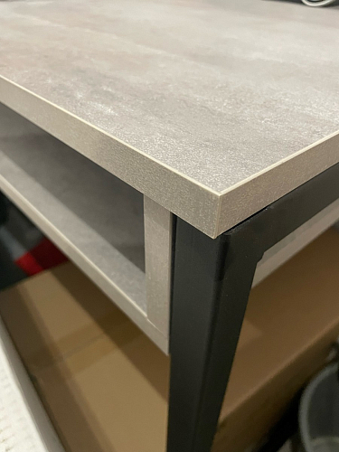 Письменный стол Леон Лофт черный матовый / дуб вотан фото покупателя 203