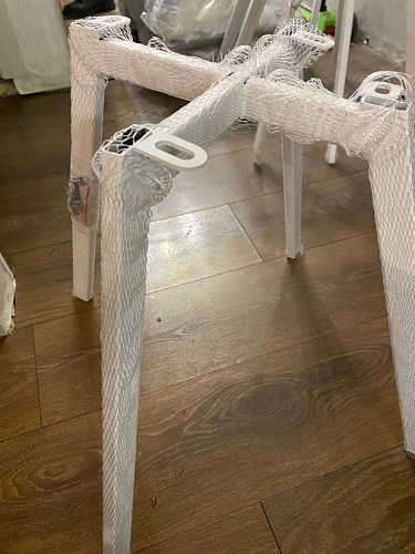 Стул на металлокаркасе Чилли К темно-серый (velutto 32) / черный фото покупателя 655