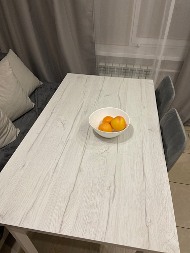 Деревянный стол Лота Лофт 140х80 черный матовый / бетон светлый фото покупателя 670