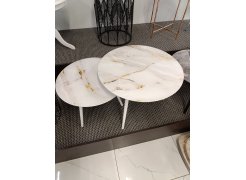 Комплект столиков Ватсония белый из шоурума 1