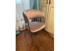 Стул на металлокаркасе Kamelia темно-серый / золотой фото покупателя 46