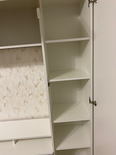 Готовая гостиная Румба белый / белый глянец  - Уцененный экземпляр фото покупателя 22