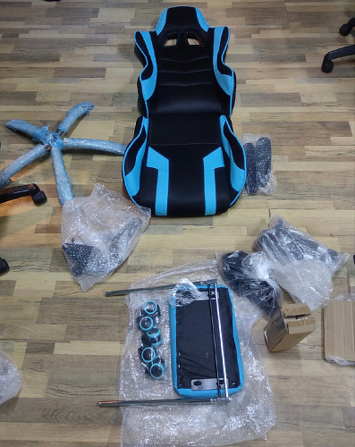 Компьютерное кресло Kano 1 light blue / black фото покупателя 187