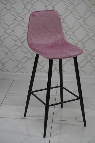 Барный стул Capri pink / black из шоурума 2