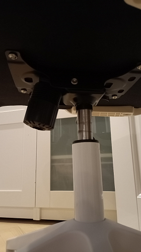 Компьютерное кресло Golem dark gray / gray / white фото покупателя 4