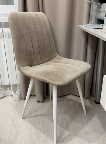 Стул на металлокаркасе Дани темно-серый (zd 995) / черный фото покупателя 8