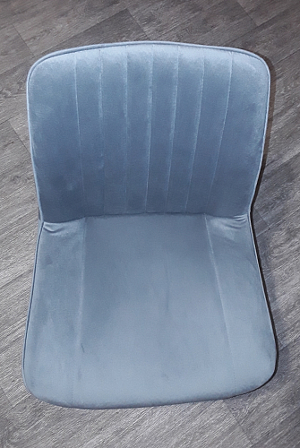 Стул на металлокаркасе Седа 360 К латте (velutto 08) / белый фото покупателя 305