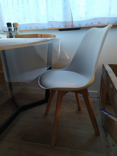 Деревянный стул Bonuss dark gray / black фото покупателя 64