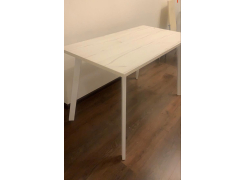 Стол Тринити Лофт 120 32 мм бетон / черный матовый фото покупателя 172