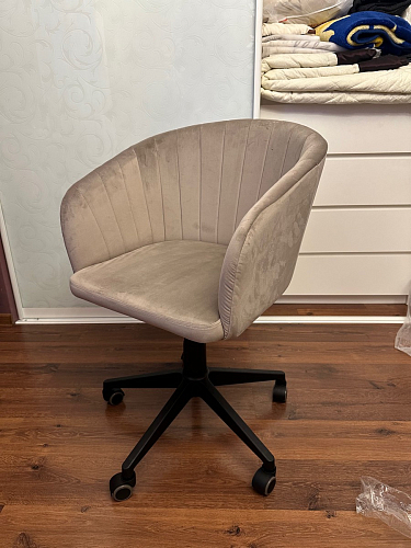 Компьютерное кресло Тибо confetti chocolate / белый фото покупателя 111