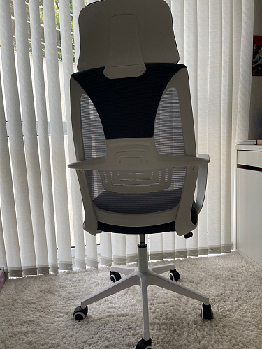 Компьютерное кресло Golem dark gray / white фото покупателя 37