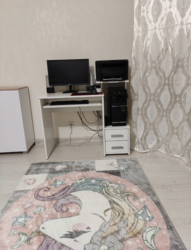 Компьютерный стол Джаз-24 левый дуб молочный фото покупателя 125