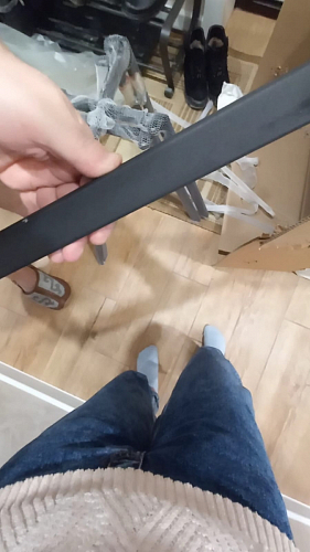 Стул на металлокаркасе Чилли синяя ткань / белый фото покупателя 1220