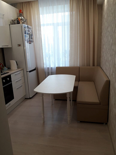 Кухонный диван Флоренс угловой экокожа белый правый фото покупателя 7