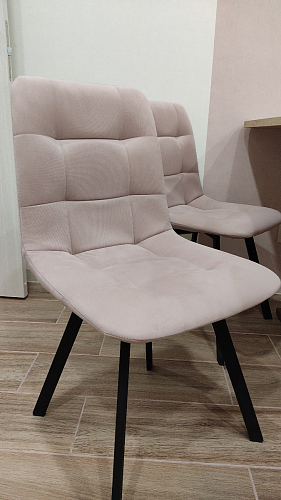 Комплект стульев Чилли 4 шт темно-серый / черный фото покупателя 27