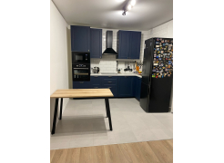 Стол Тринити Лофт 120 32 мм бетон / черный матовый фото покупателя 298