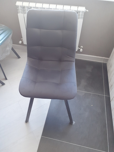 Стул на металлокаркасе Чилли бежевый / белый каркас фото покупателя 1164