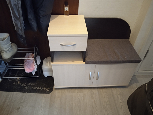 Обувница Аврора дуб млечный / венге фото покупателя 129