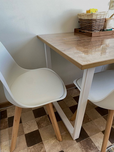 Деревянный стол Лота Лофт 140х80 черный матовый / бетон светлый фото покупателя 130