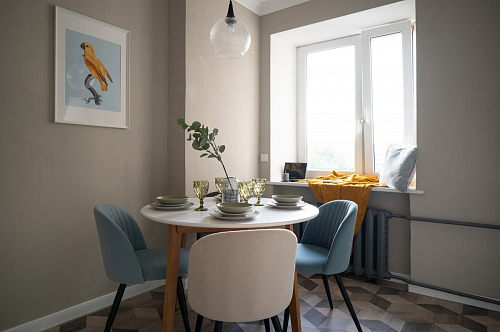 Стул на металлокаркасе Gabi 1 темно-серый / черный фото покупателя 6