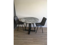 Стеклянный стол Норфолк 100 золото фото покупателя 6