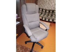 Компьютерное кресло Bergamo (Бергамо) хром бежевый фото покупателя 2