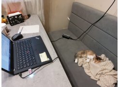 Стол Лота Лофт 140 25 мм черный матовый / бетон фото покупателя 752