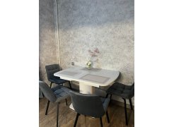 Стул на металлокаркасе Челси латте / черный фото покупателя 220