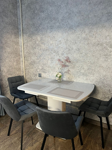 Стул на металлокаркасе Челси бирюзовый / черный фото покупателя 185