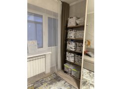 Стеллаж Бервин 5 коричневый / каркас черный фото покупателя 1