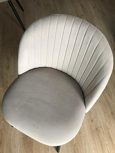 Стул на металлокаркасе Gabi gray / black фото покупателя 667