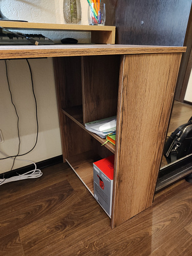 Письменный стол Битти Лофт 116х60х75 креатель / черный матовый фото покупателя 104