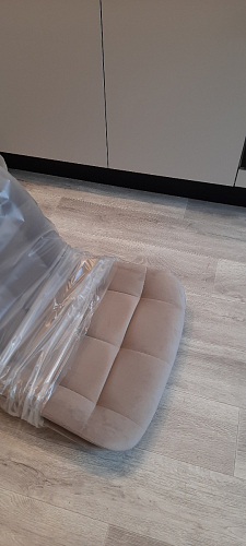 Стул на металлокаркасе Челси латте / черный фото покупателя 51