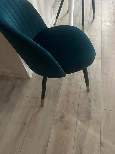 Стул на металлокаркасе Gabi latte / gold / black фото покупателя 587