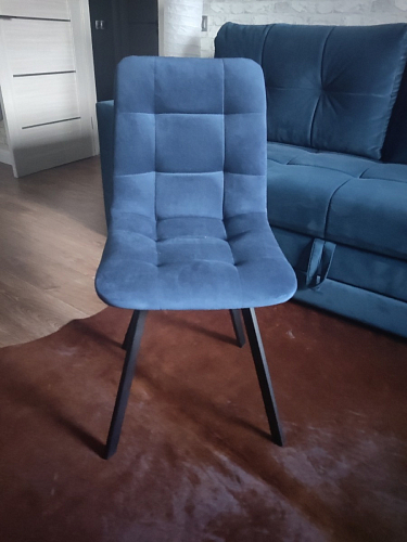 Стул на металлокаркасе Чилли зеленый / черный фото покупателя 1414