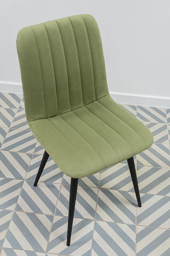 Стул на металлокаркасе Дани П бежевый / черный из шоурума 2