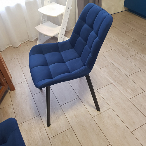 Стул на металлокаркасе Челси К крутящийся бирюзовый / черный фото покупателя 196