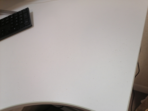 Письменный стол СПм-25 левый белый  - Уцененный экземпляр фото покупателя 22