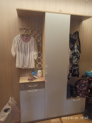 Готовая прихожая Пети дуб сонома / белый фото покупателя 69