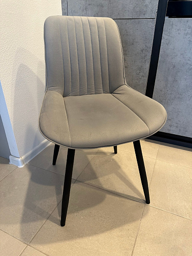 Стул на металлокаркасе Седа 360 К латте (velutto 08) / белый фото покупателя 44