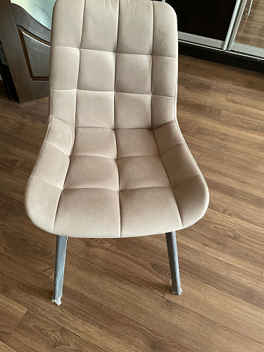 Деревянный стул Челси 360 светло-серый (zd 960) / светлое дерево фото покупателя 69